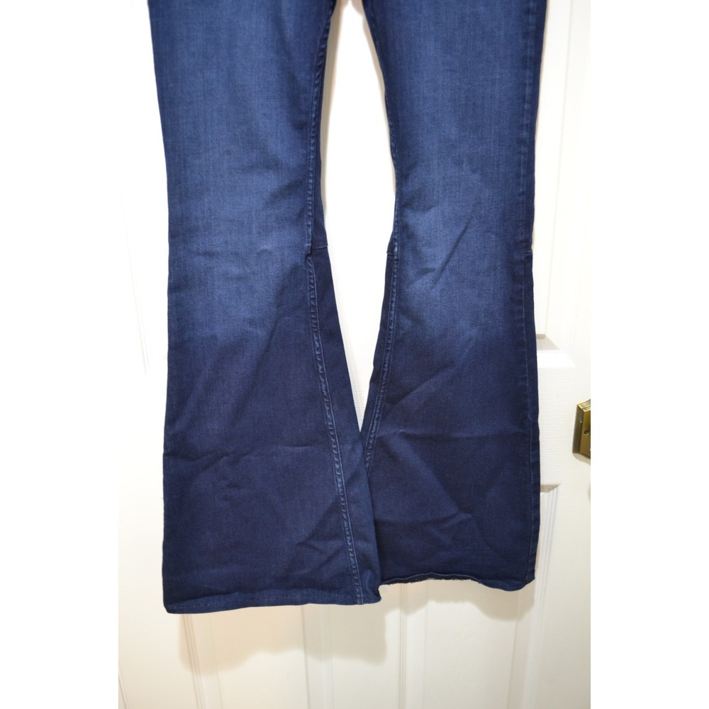 Free People Denim Flare Bell Bottom Jeans, Blue Size 29R #1855-16515125 - Picture 5 of 8